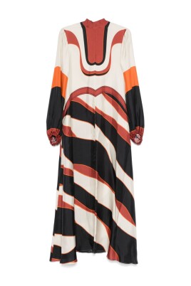 multicolour-silk-dress-for-women