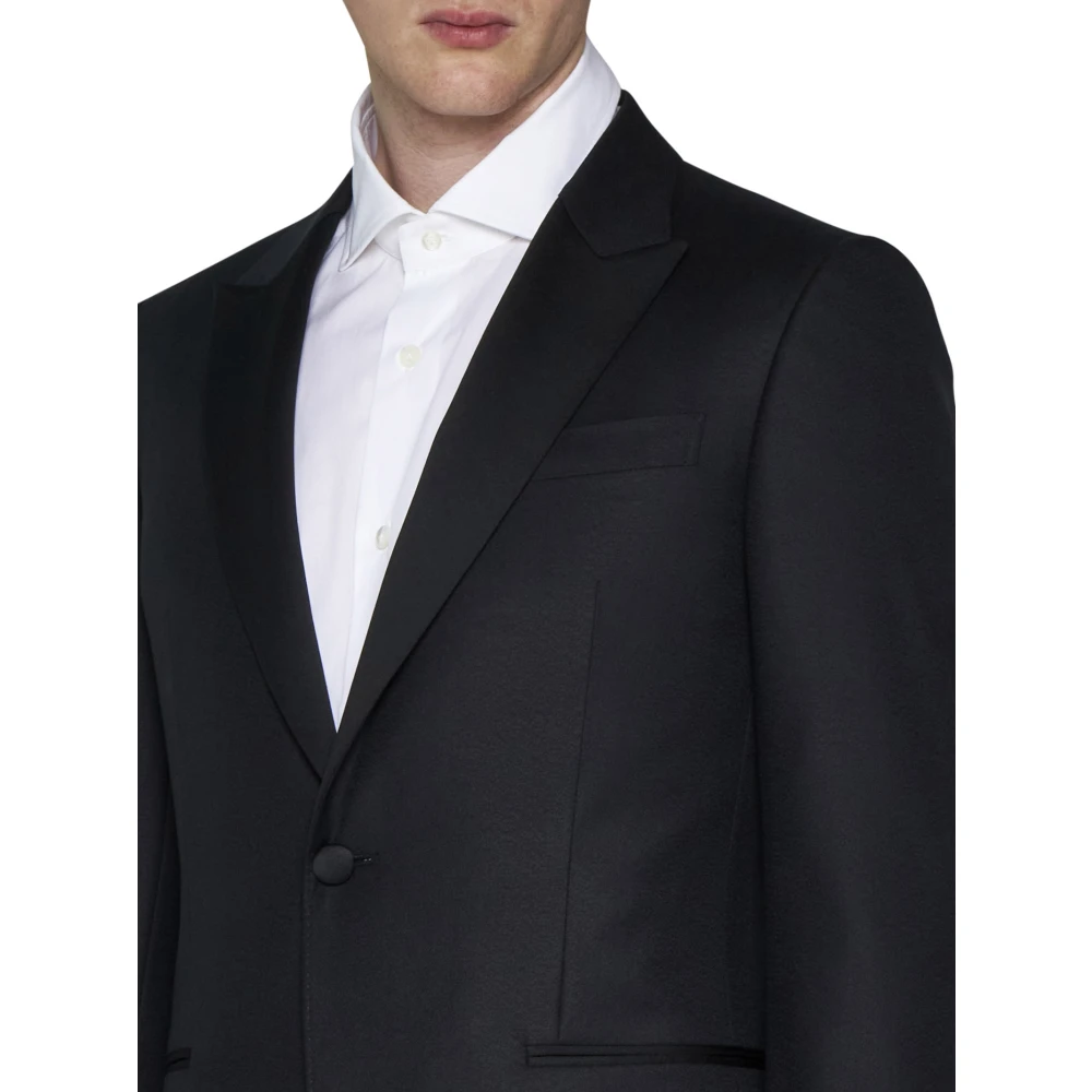 Ermenegildo Zegna Zwarte Jurk Black Heren