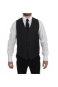 gilet-robe-rayee-grise