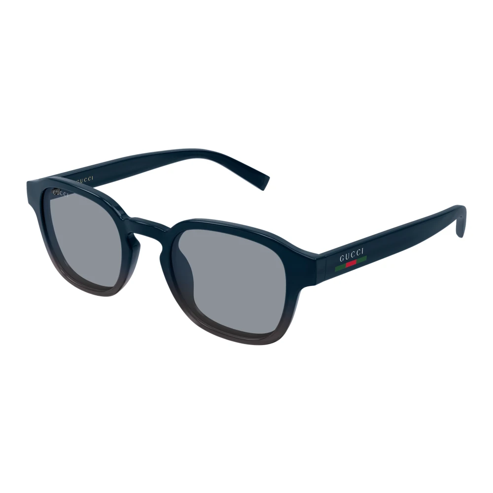 Gucci Men's Blue Sunglasses, 49 Mm, Panthos Sunglasses