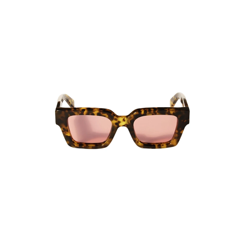 Off White Unisex Brown Sunglasses, 53 Mm, Virgil Sunglasses