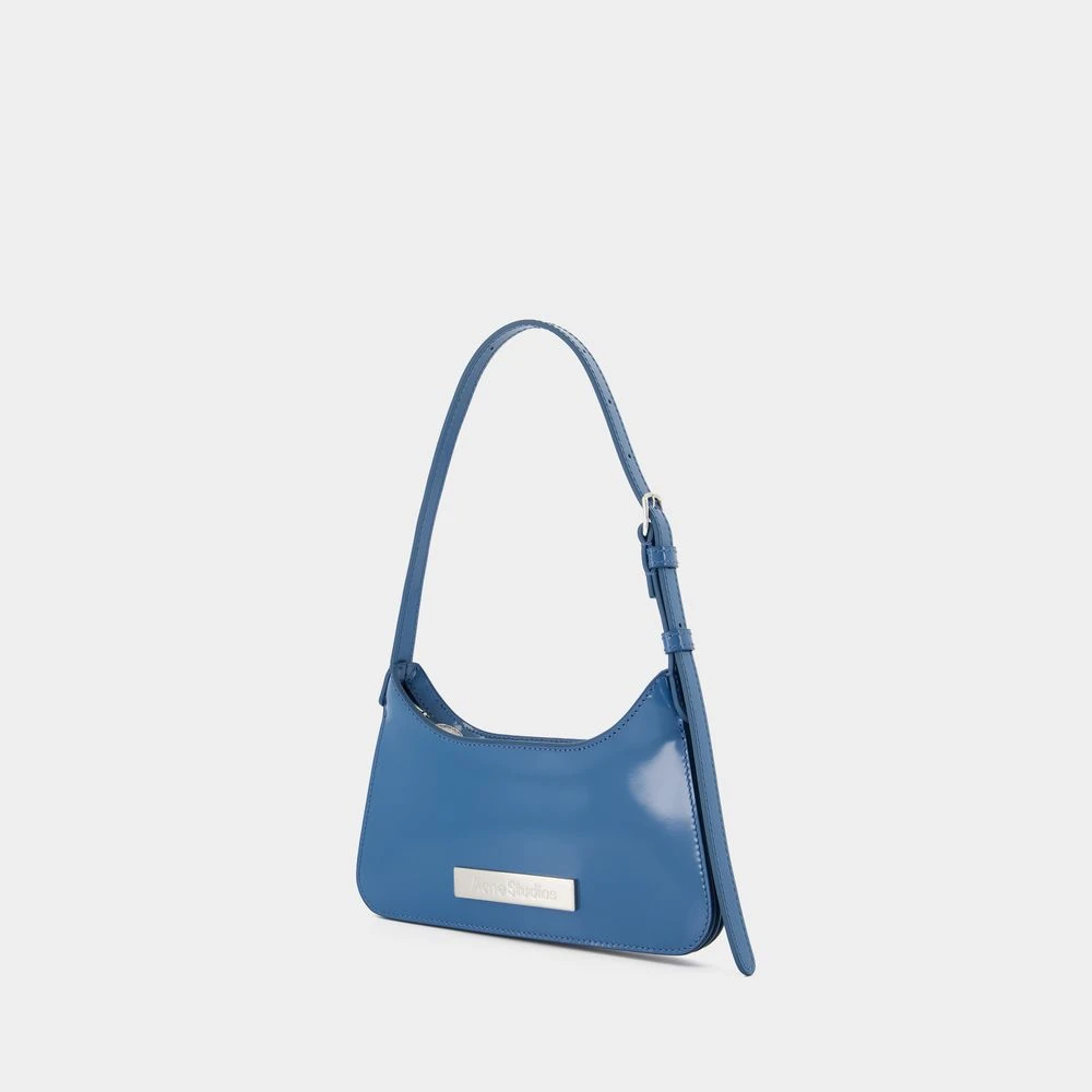 Acne Studios Blauwe Leren Micro Schoudertas Blue Dames