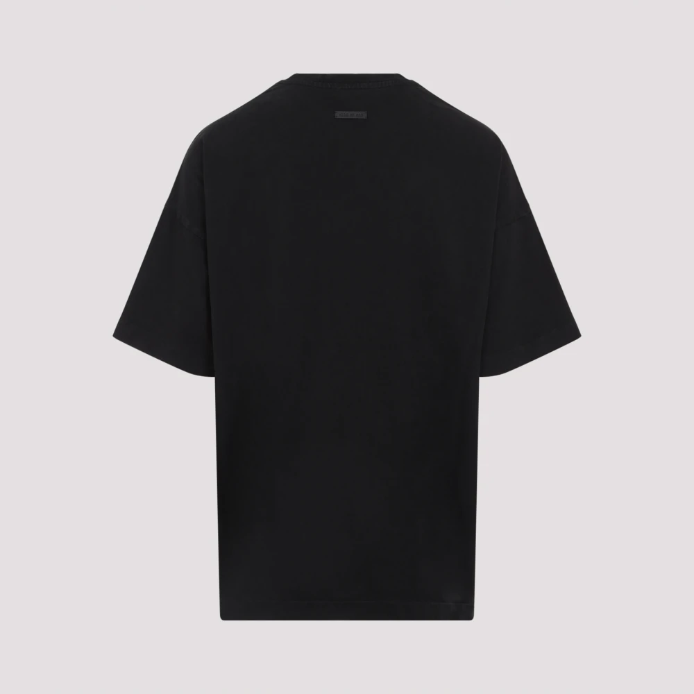 Fear Of God Zwart T-shirt Moderne Herenmode Black Heren
