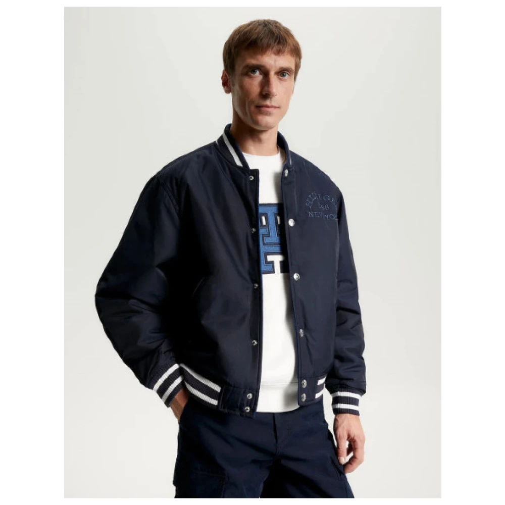 Tommy Hilfiger Omkeerbare jas met waterafstotende stof Blue Heren
