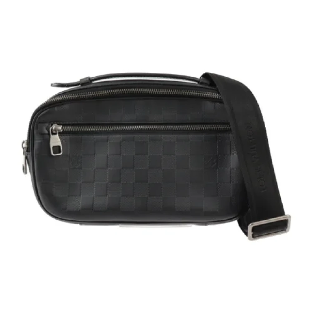 Louis Vuitton Vintage Pre-owned Fabric crossbody-bags Gray Dames