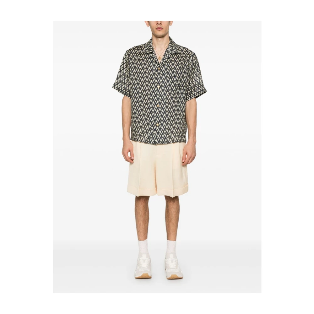 Valentino Kameel Shirts met Borstzak Multicolor Heren