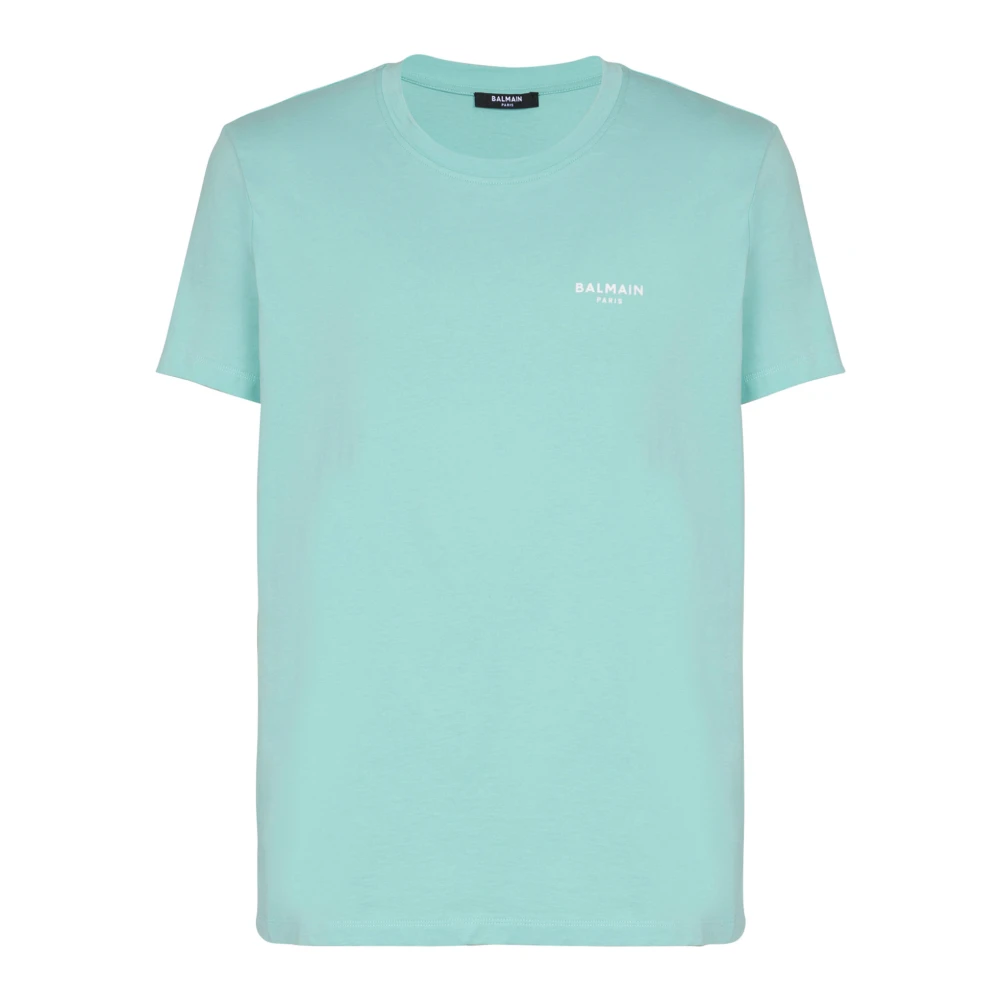 Balmain - Tops > T-Shirts - Blue - Balmain - Modalova