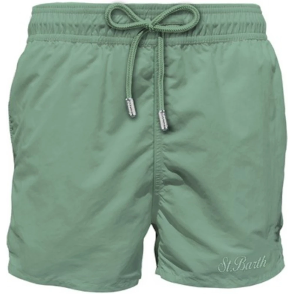 Mc2 Saint Barth Men's Green Sea Clothing For - Beachwear - Xl - Swimwear