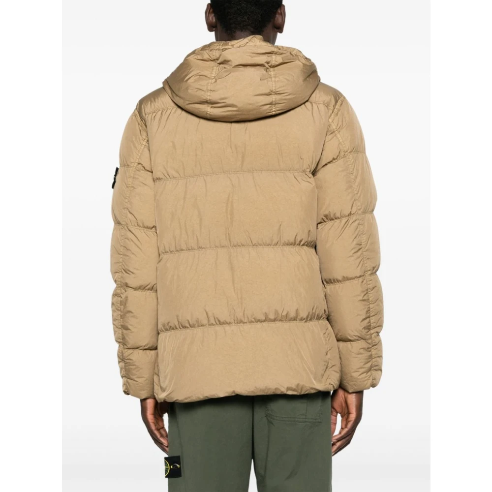 Stone Island Stijlvolle Stone Coats Collectie Brown Heren