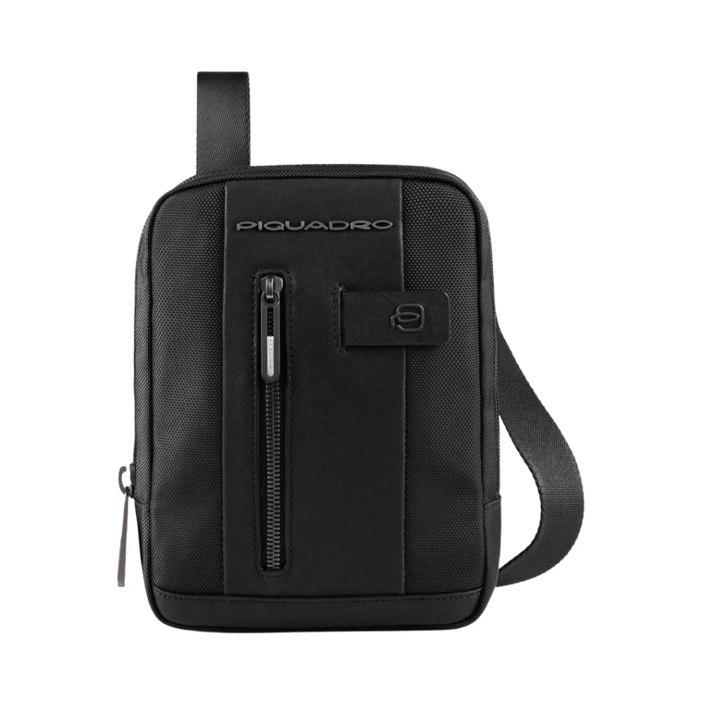 Piquadro Homme Noir Sacs, Taille: One Size Sacoche Porte-Ipad®Mini En Tissu