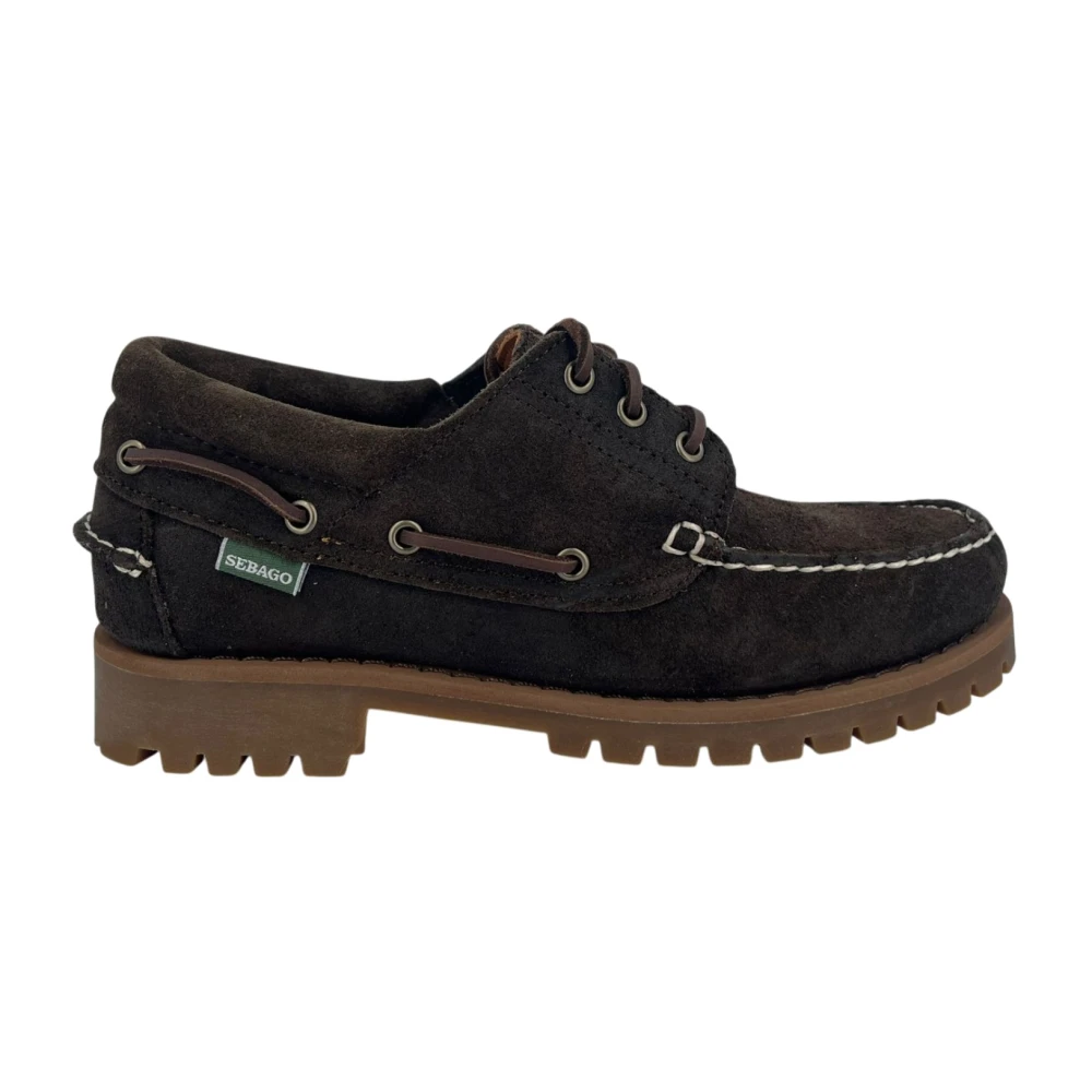 Sebago Uomo Marrone - Askook Lug Suede Waxed - Shoes - 44 1/2 Eu - Immagine 4