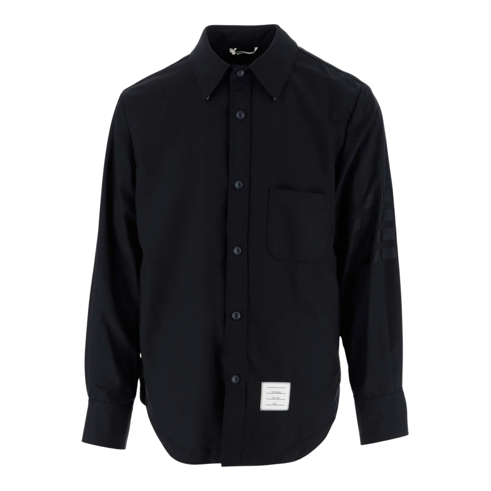 Thom Browne Men's Blue Casual Shirt - Casual Shirts - L - Shirts