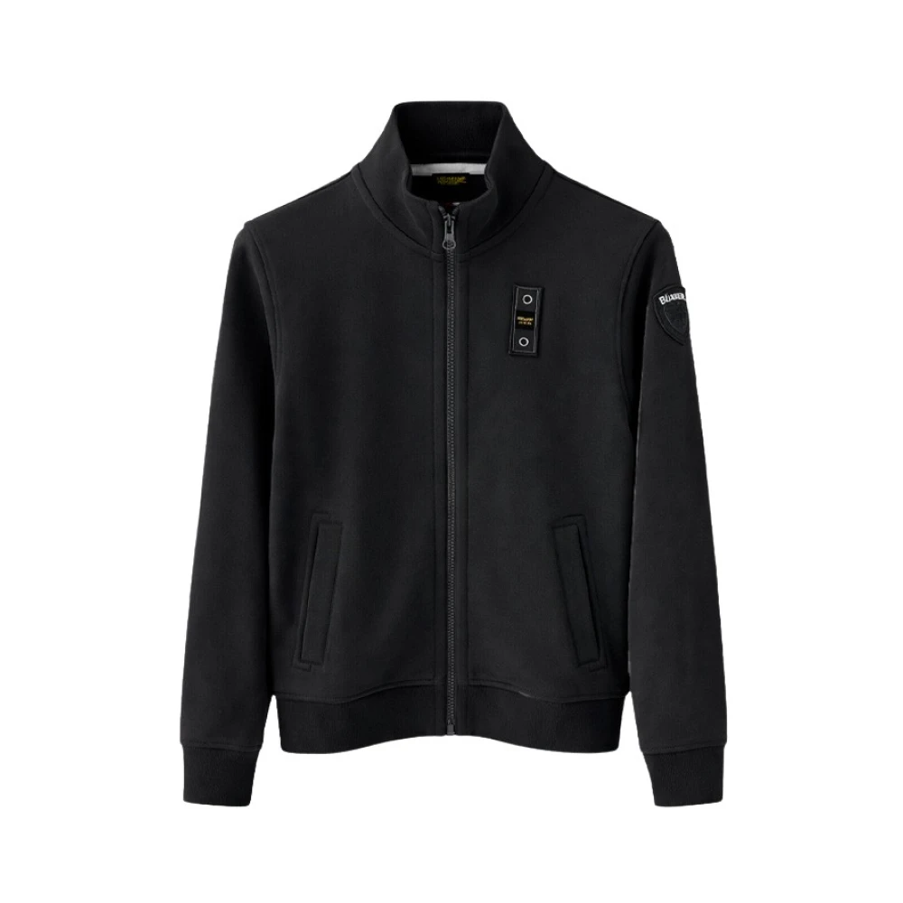 Blauer Men's Black Zip-Throughs, Xl, City Zip-Through