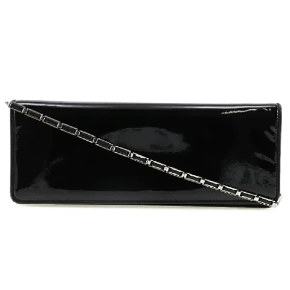 Salvatore Ferragamo Pre-owned Fabric shoulder-bags Black Dames