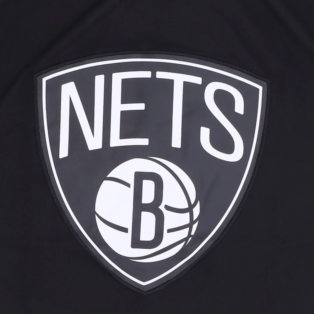 new era Brooklyn Nets Logo Mesh Tee Black Heren