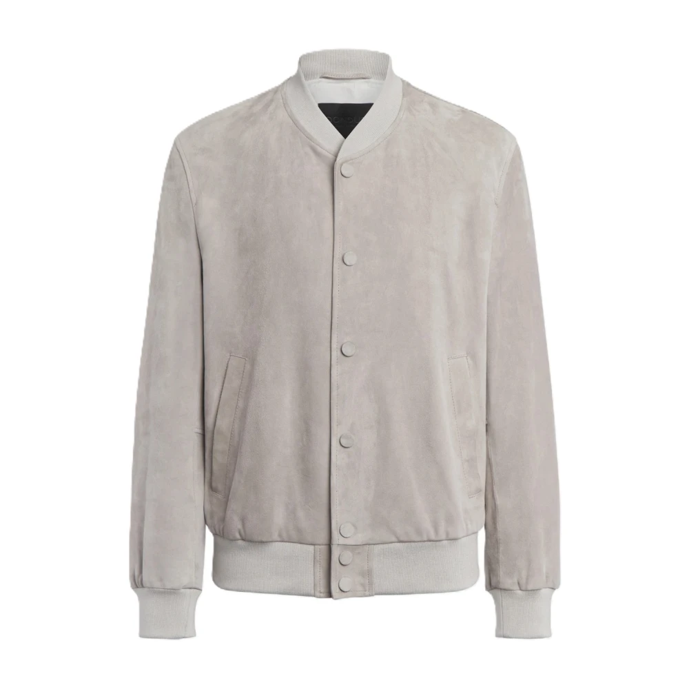 Dondup Gray Bomber Jacket - Male - Bomber Jackets - Xl - Jackets
