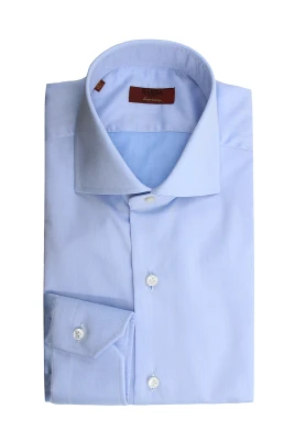 Slim Fit Spread Collar Shirt