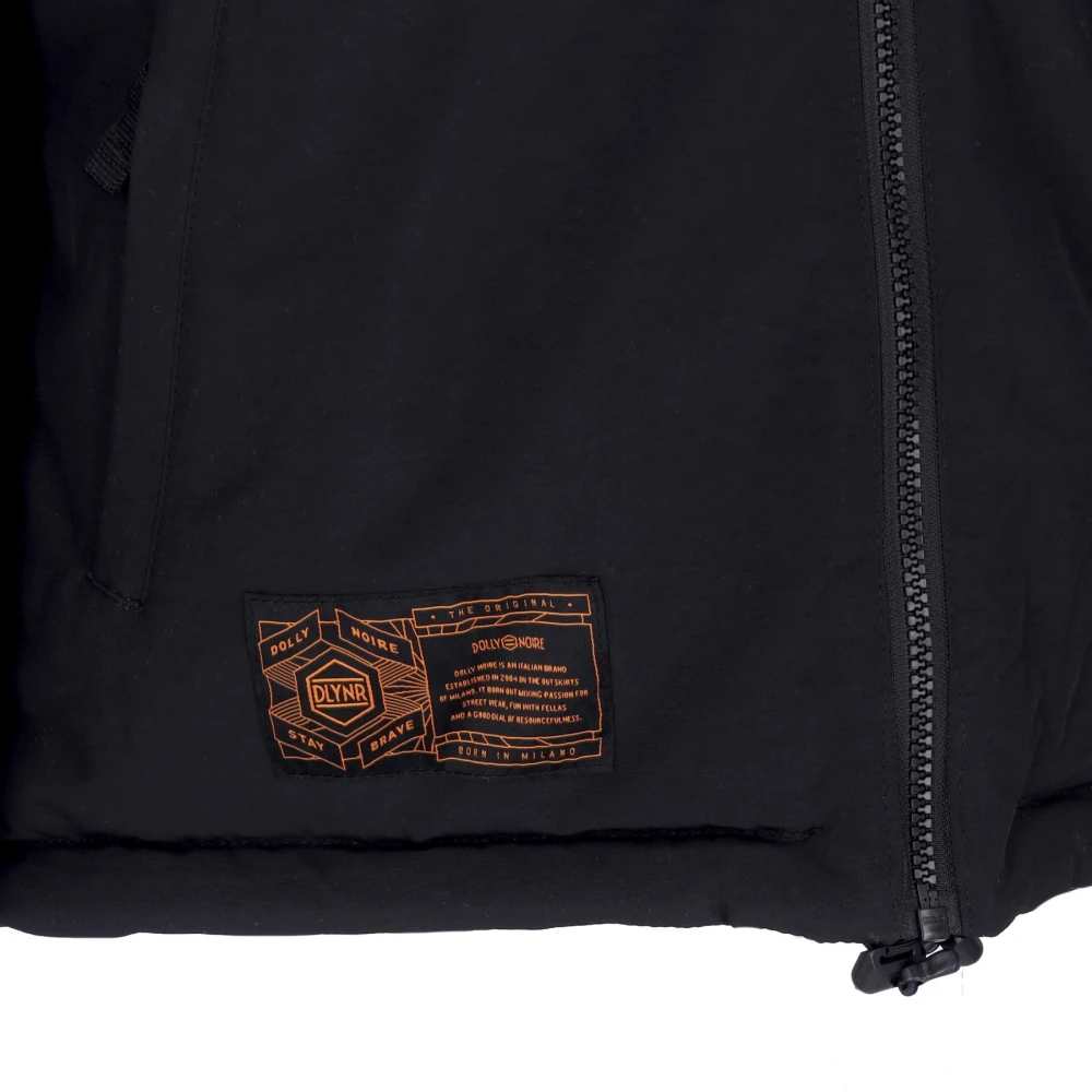 Dolly Noire Zwarte Monogram Omkeerbare Gewatteerde Jas Black Heren