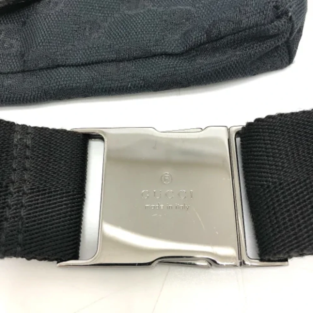 Gucci Vintage Pre-owned Canvas gucci-bags Black Heren