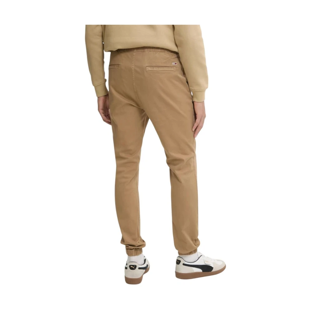 Tommy Jeans Beige Katoenen Jeans & Broek Beige Heren