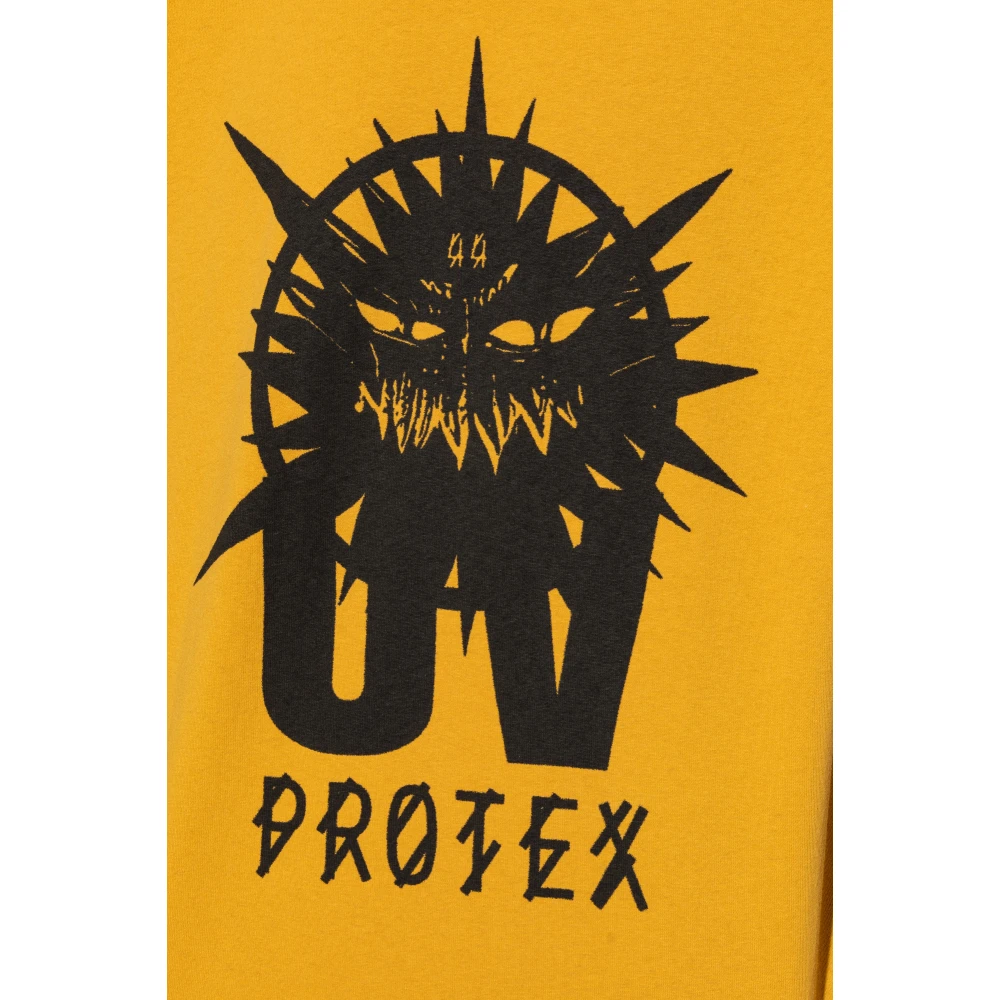 44 Label Group T-shirt met ronde hals Yellow Heren