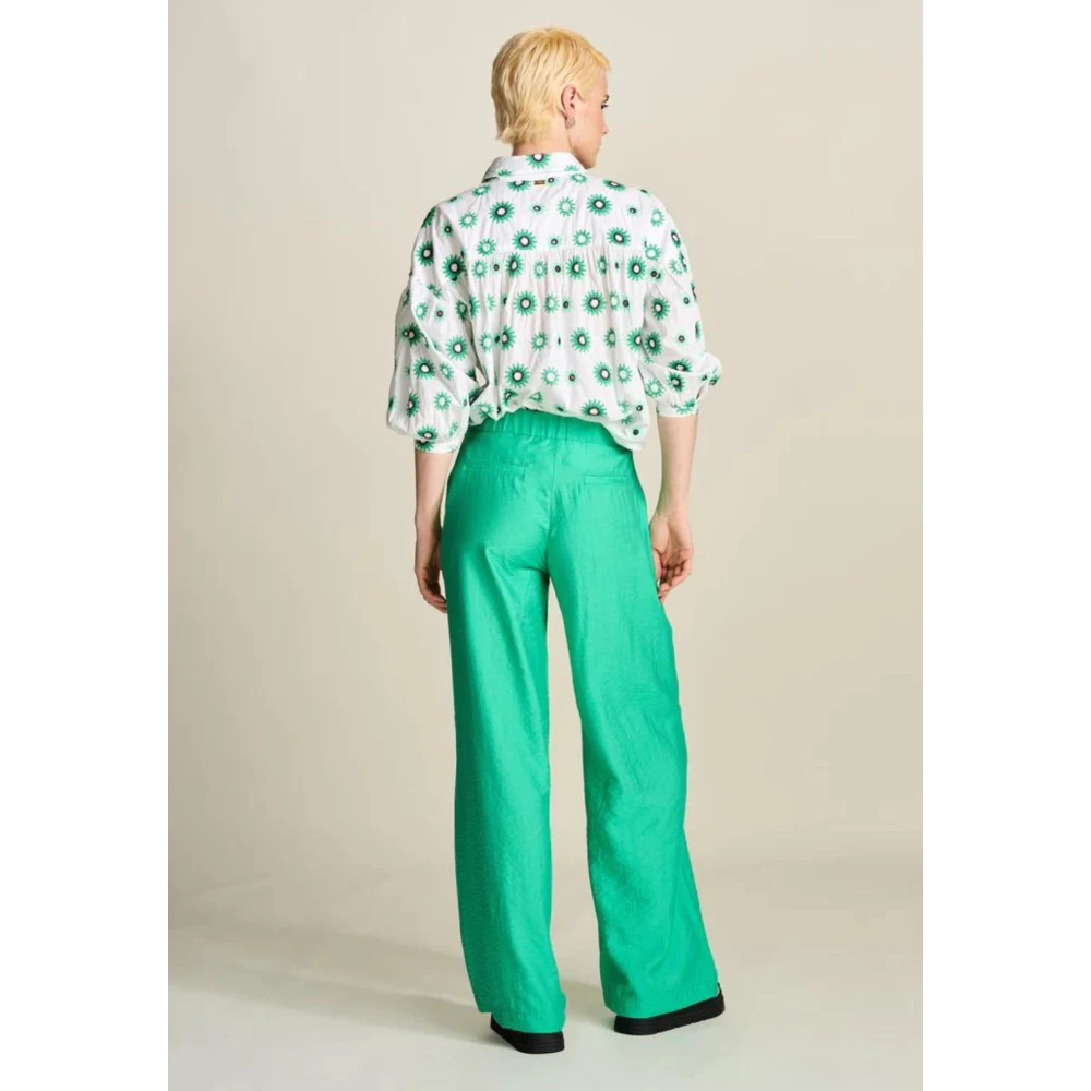 Pom Amsterdam pantalons groen Green Dames
