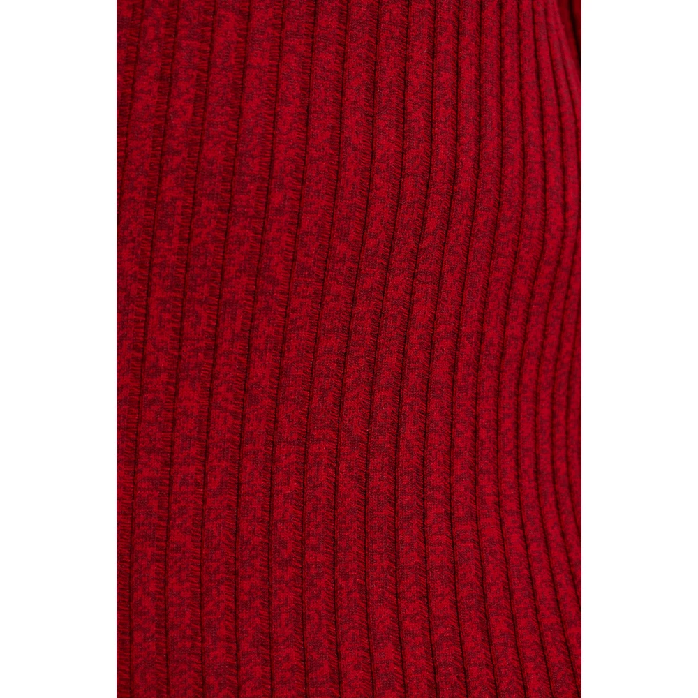 Blumarine Gestreepte jurk Red Dames