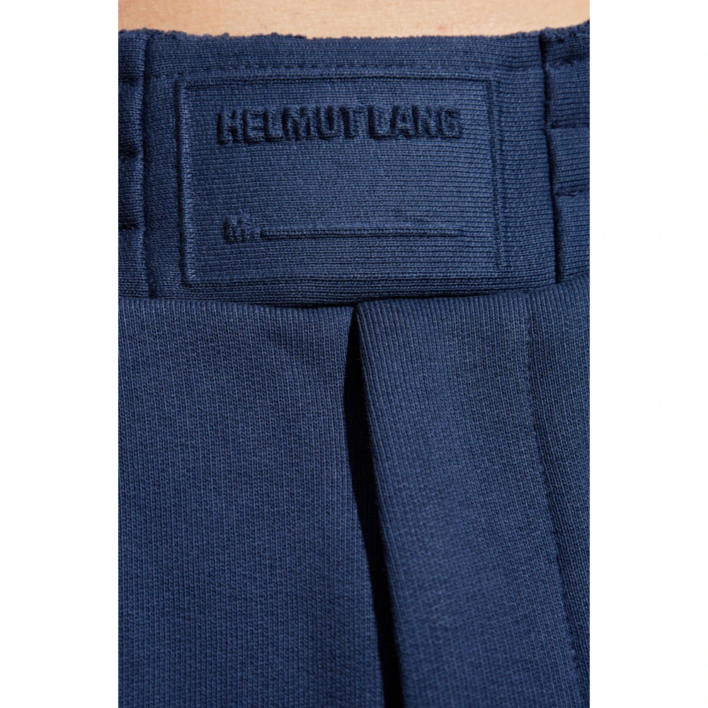 Helmut Lang Zweetshorts Blue Heren