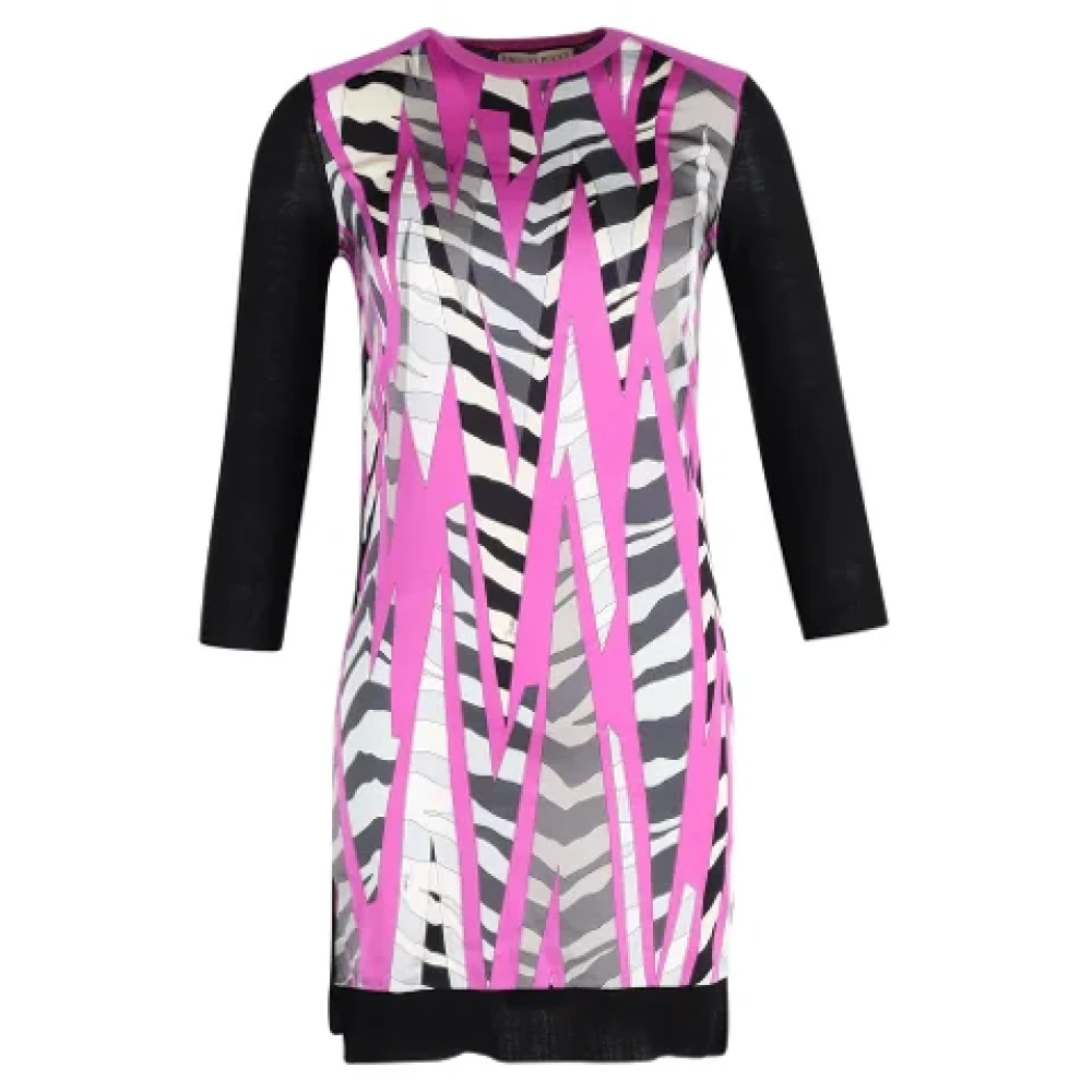 Emilio Pucci Pre-owned Silk dresses Multicolor Dames