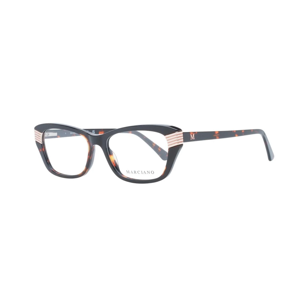 Guess Bruine Rechthoekige Optische Monturen met Demo Glazen Brown Dames