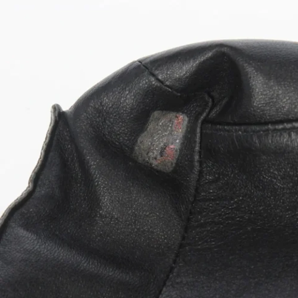 Chanel Vintage Pre-owned Leather chanel-bags Black Dames