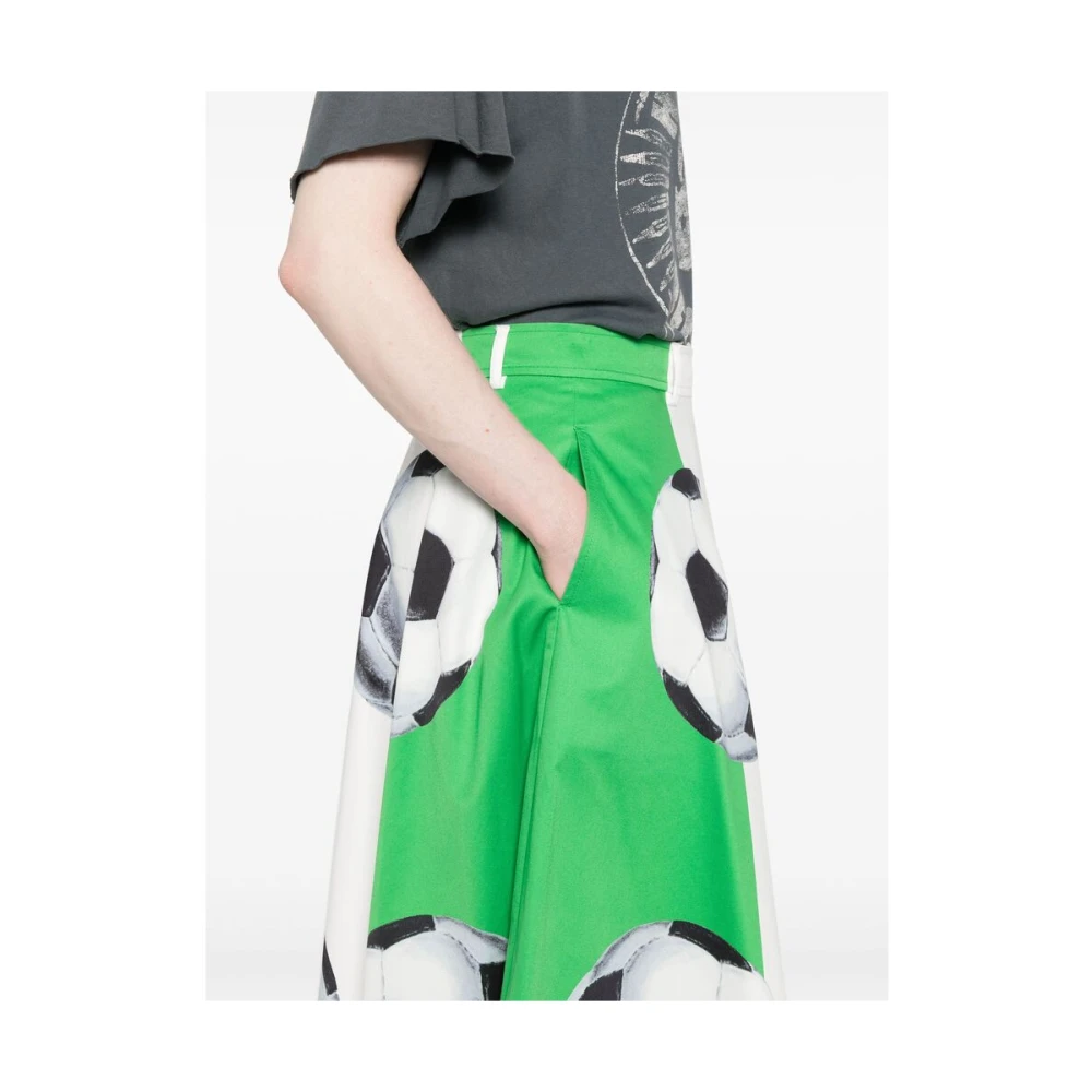 Moschino Witte Rok met Zakken Multicolor Dames