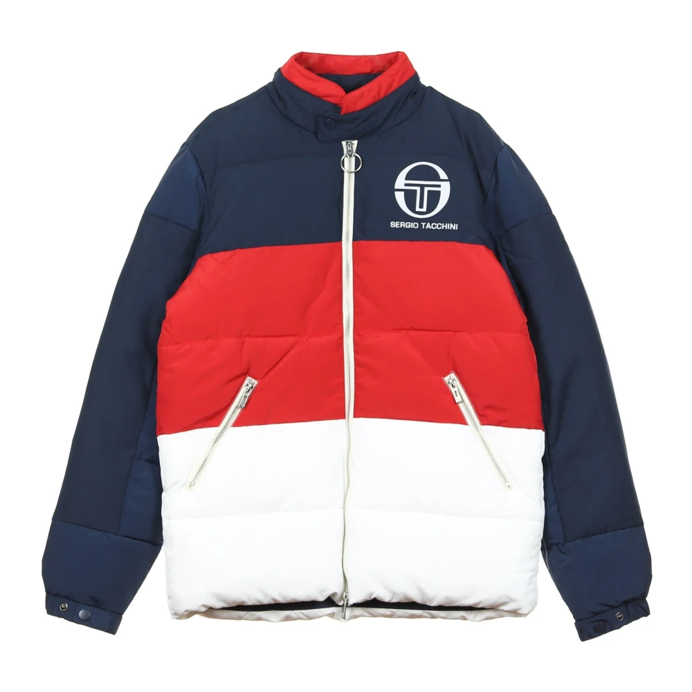 Sergio Tacchini Heren Ice Jack Navy rood wit donsjack Multicolor Heren