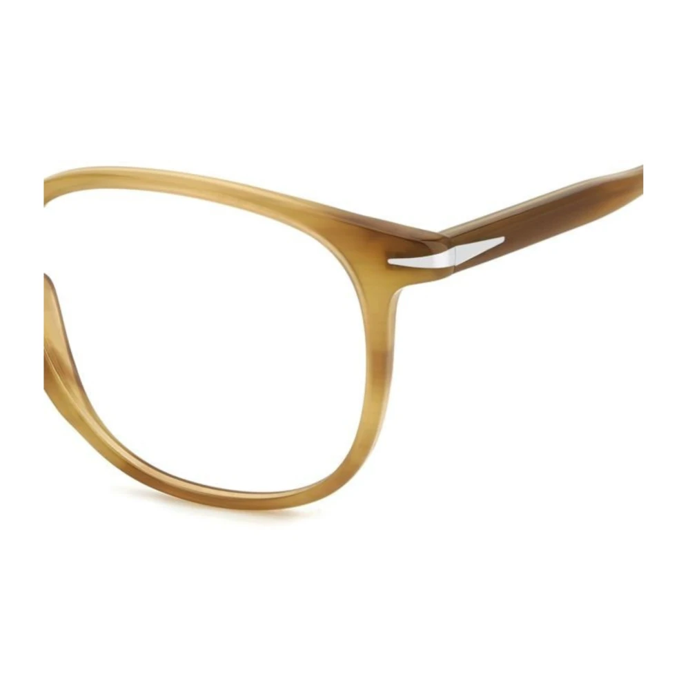 Eyewear by David Beckham Acetaat zonnebril Beige Heren