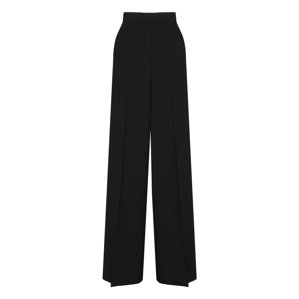 Max Mara Wijde Broek in Zwart Ninfa Stijl Black Dames