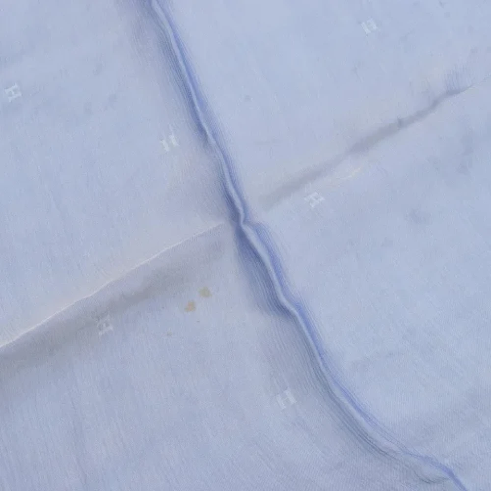 Hermès Vintage Pre-owned Silk scarves Blue Dames