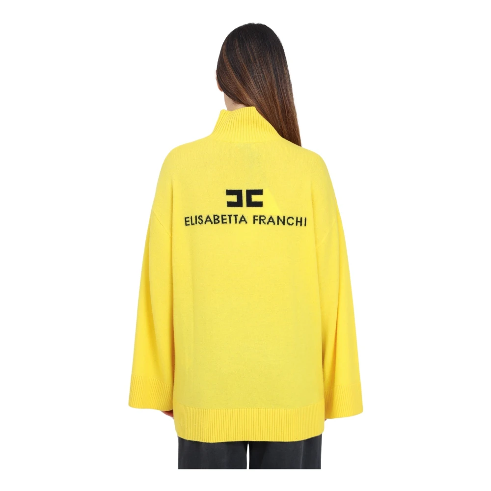 Elisabetta Franchi Gele coltrui Yellow Dames