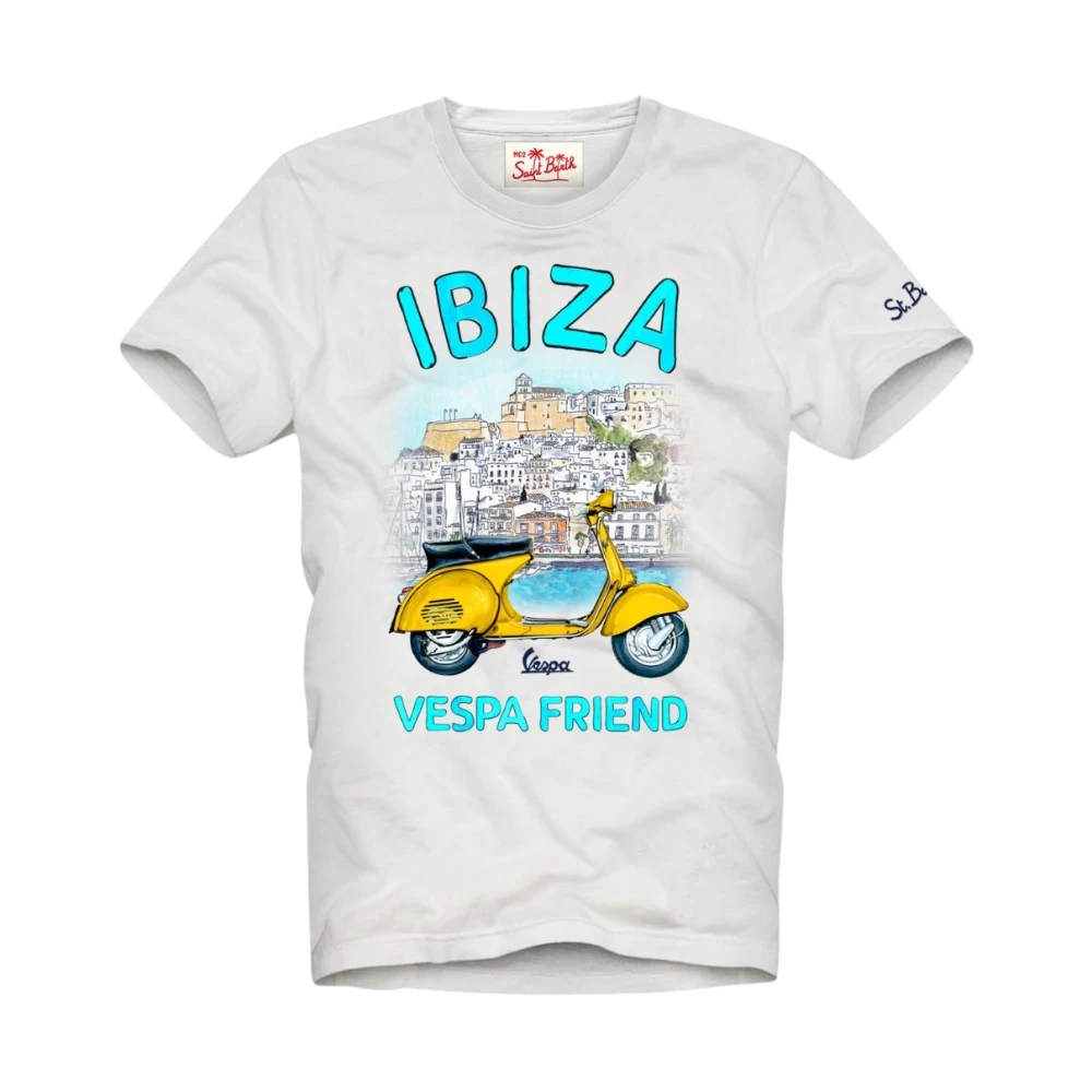 MC2 Saint Barth Ibiza Vespa Friend T-shirt Multicolor Heren