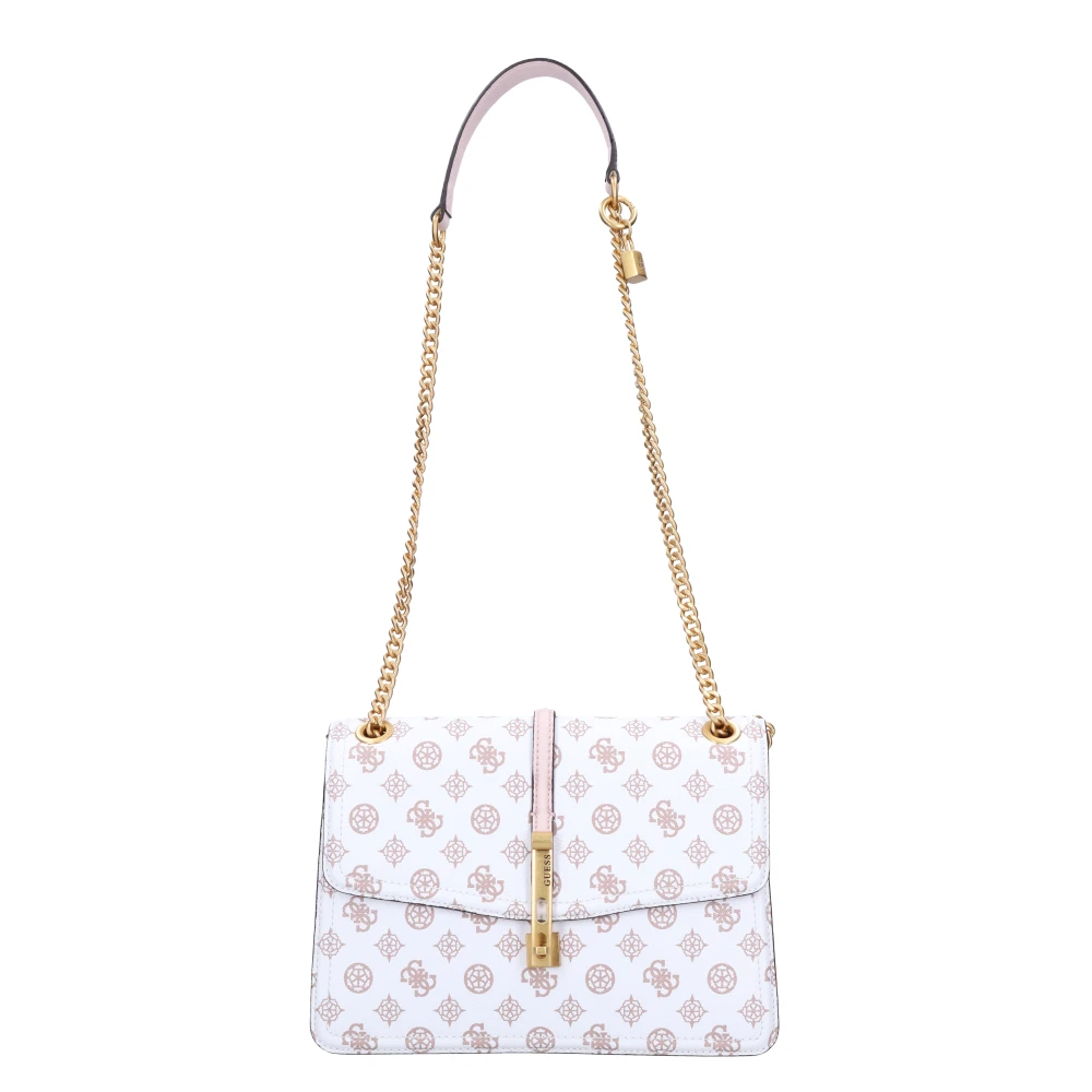 Guess Ecopelle Schoudertas White Dames