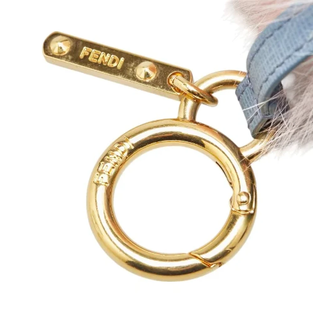 Fendi Vintage Pre-owned Fabric key-holders Green Dames