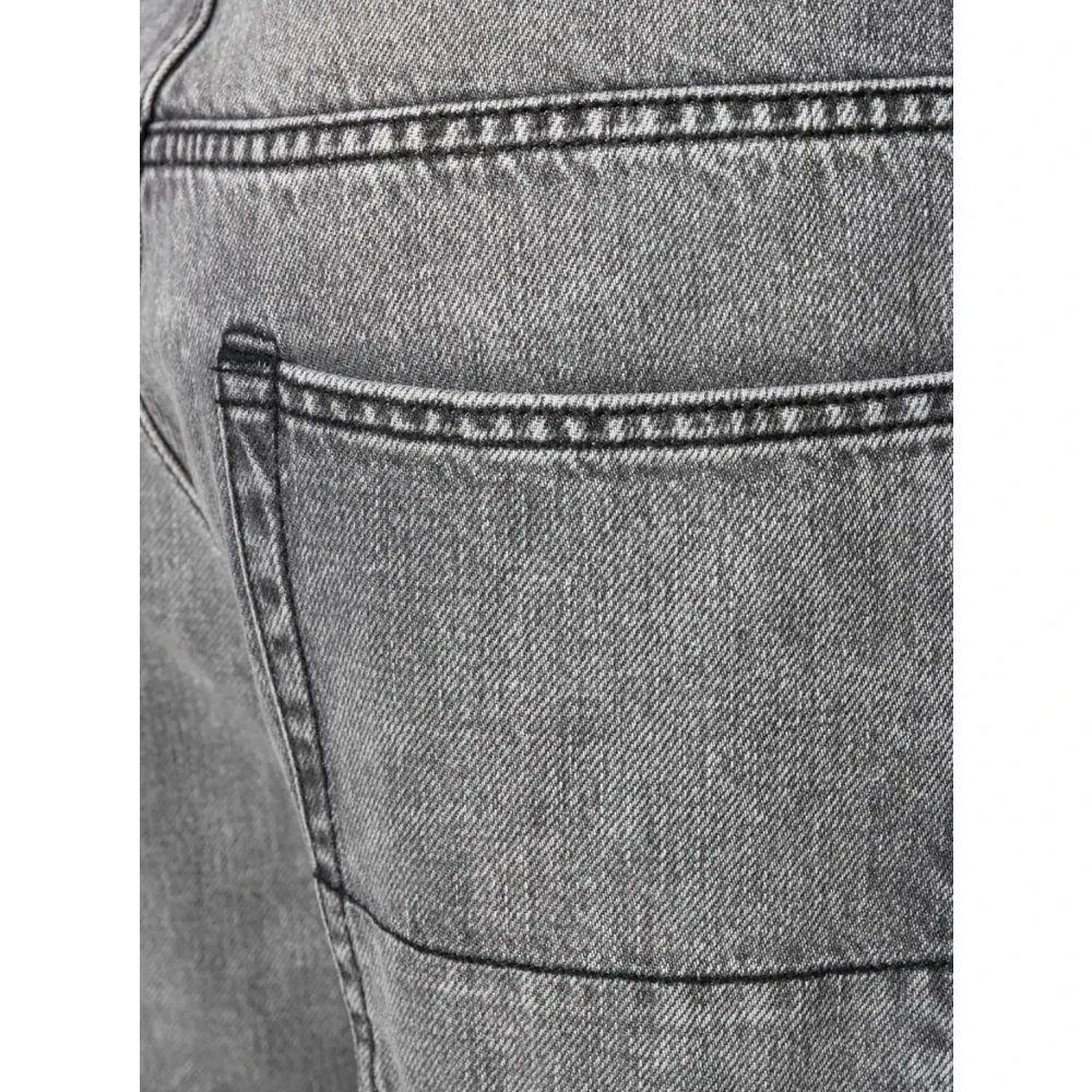 Our Legacy Zwart Grijs Verlengd Derde Snit Jeans Gray Heren