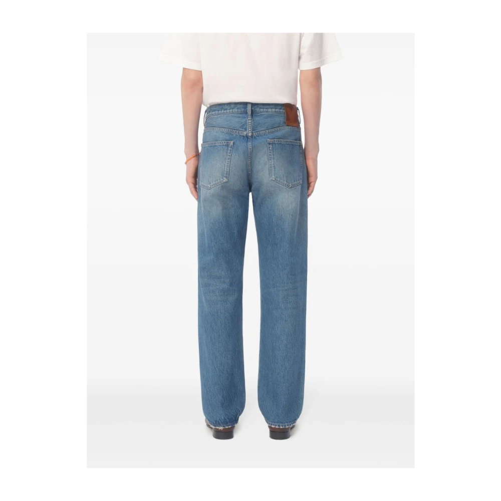 Valentino Garavani Blauwe Straight Cut Jeans Blue Heren