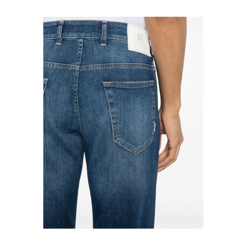 PT Torino Slim-Fit Jeans Stijlvol en Trendy Blue Heren