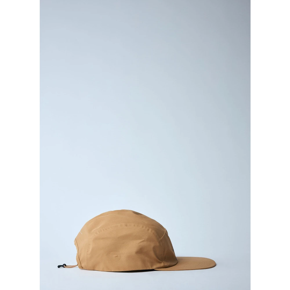 MM6 Maison Margiela Logo Motif Baseball Cap Brown Heren