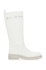 Ivory canvas Jose Boots