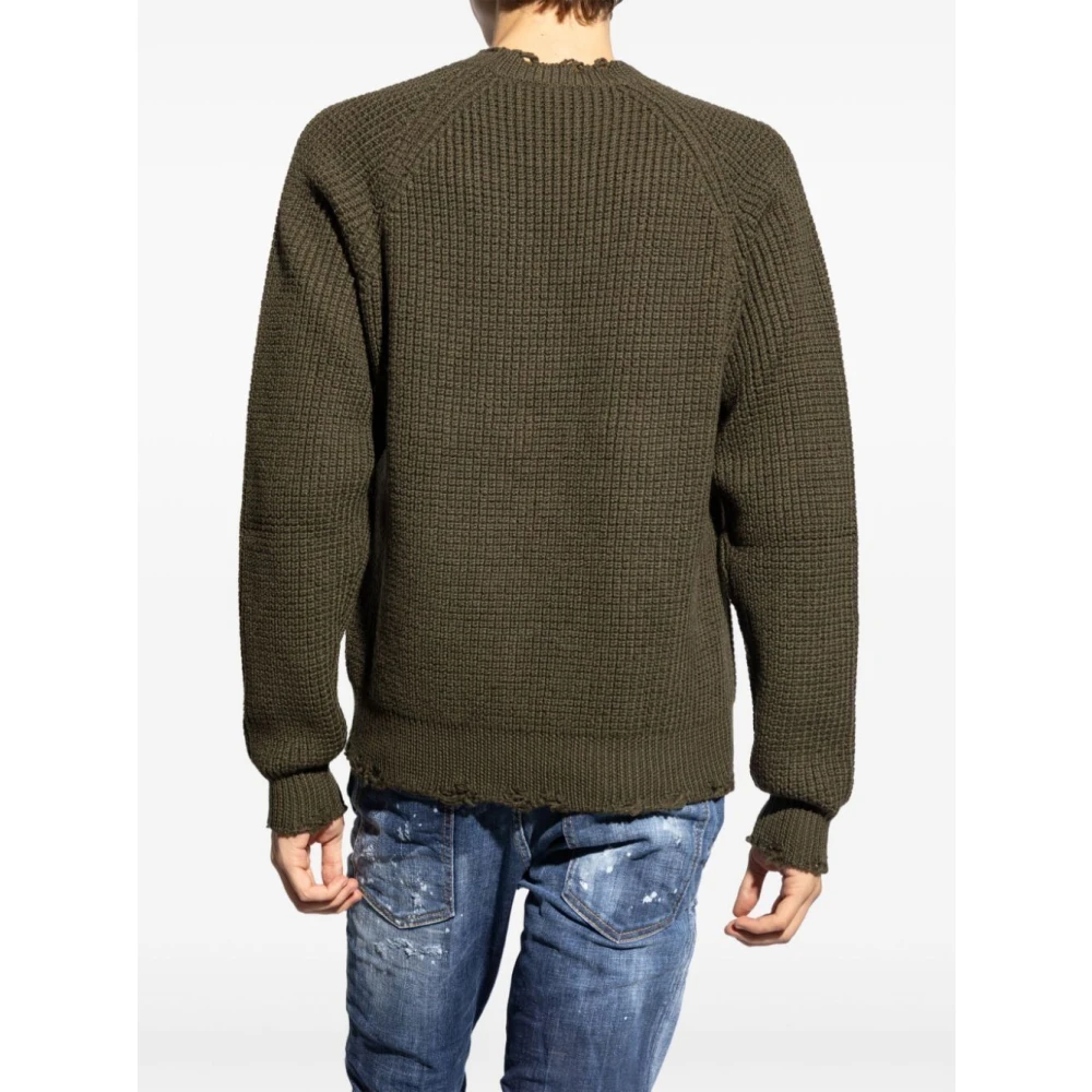 Dsquared2 Groene Pullover Trui Green Heren