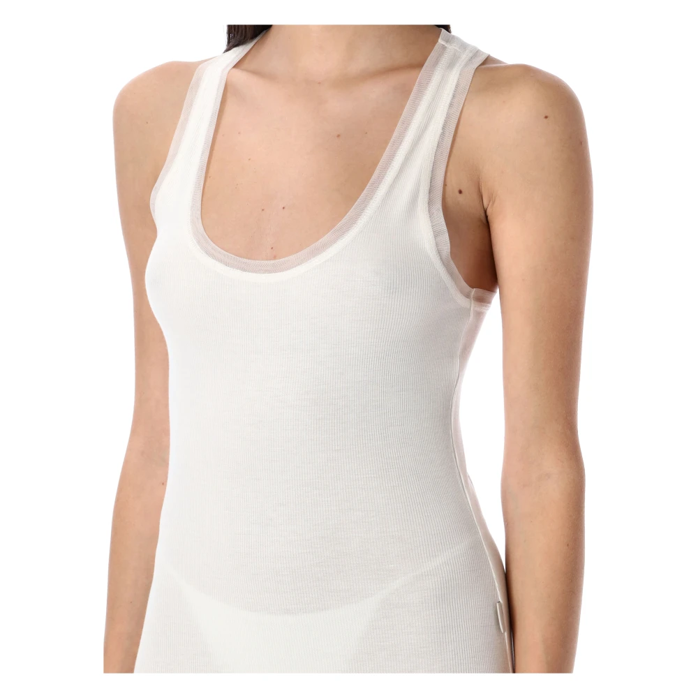 Remain Birger Christensen Elegante Maxi Jurk voor Vrouwen White Dames