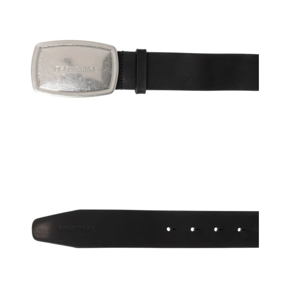 Dsquared2 Stijlvolle riemen voor mannen Black Heren