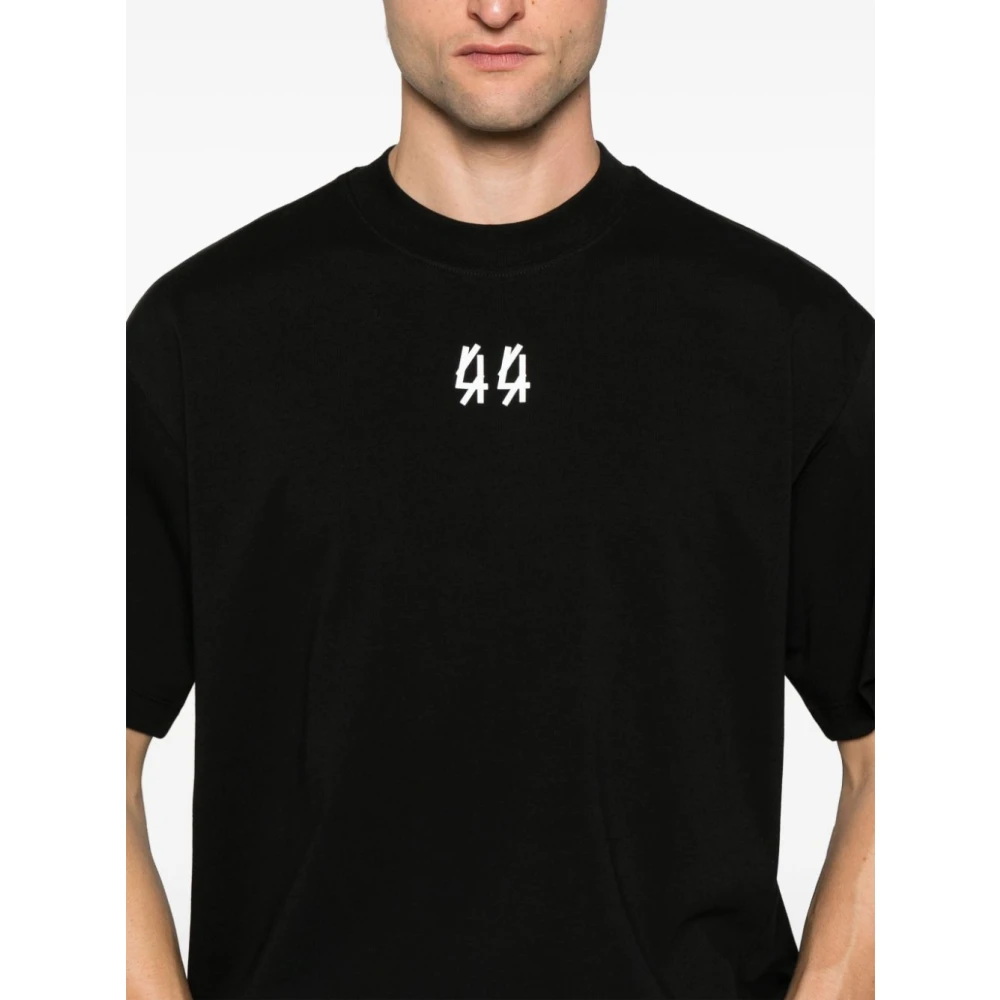 44 Label Group T-shirt met ronde hals Black Heren
