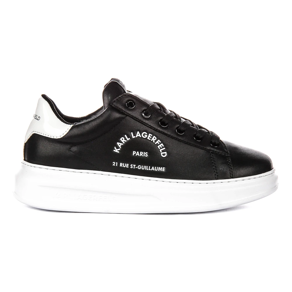 Karl Lagerfeld Black Sneakers, Male, 10 Uk, Kapri Trainer